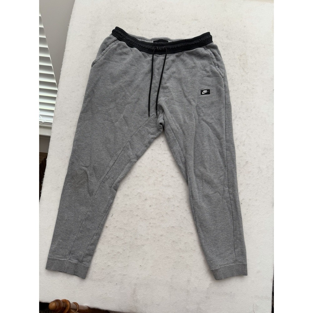 Nike Sportswear Jogger French Terry Fleece Cuffed Anthracite Gray Men's XL